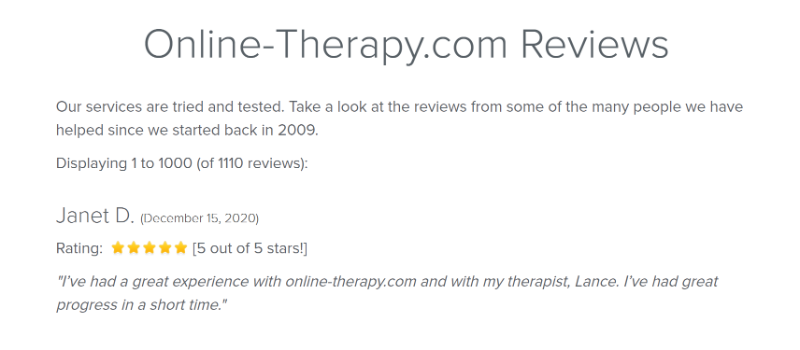 online therapy cbt reviews